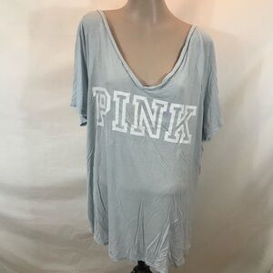 PINK Victoria's Secret Light Blue Women's Top
